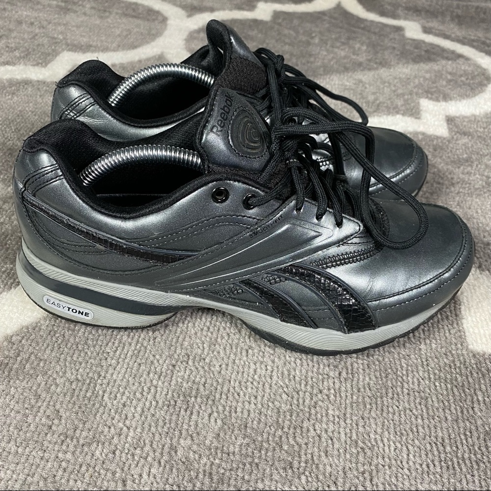 Reebok Sneakers Womens Size 7.5 Easytone Reinspire Lux dark gray shoes